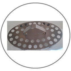 Communion Tray Stainless Steel 40 hole       (**NEW**)